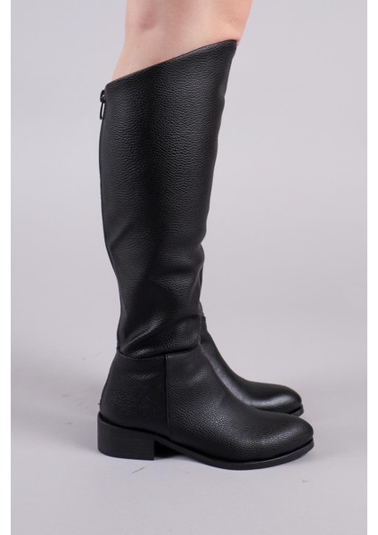 Shayla Önü Yüksek Düz Çizme Siyah indirimleri