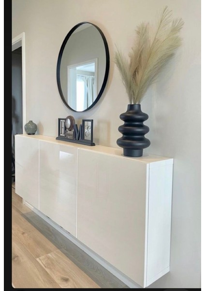 Siyah Bohem Xl Büyük Boy Seramik Nordic Tarz Siyah Sade Iskandinav Tarzı Twist Vazo Seramik 31*31CM