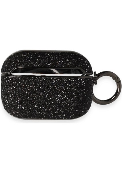 Airpods Pro (1.nesil) Spell Simli Kılıf - Siyah modelleri