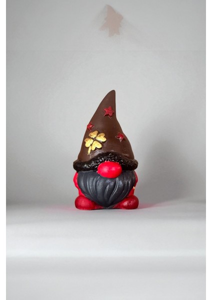 Dekoratif Büyücü Şapkalı Sevimli Gnome Cüce Biblo, Masaüstü Süs Eşyası, Yılbaşı Hediye Fikri