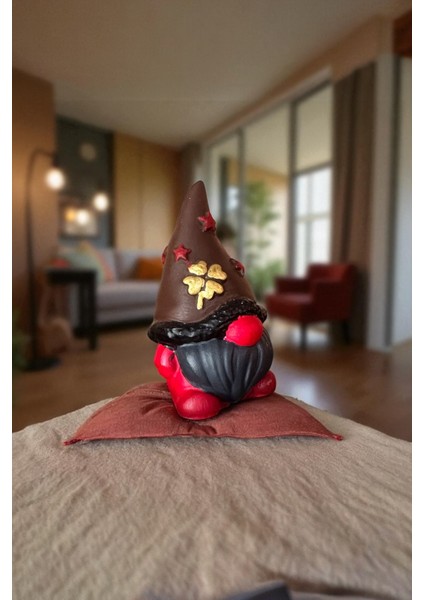 Dekoratif Büyücü Şapkalı Sevimli Gnome Cüce Biblo, Masaüstü Süs Eşyası, Yılbaşı Hediye Fikri fiyatları