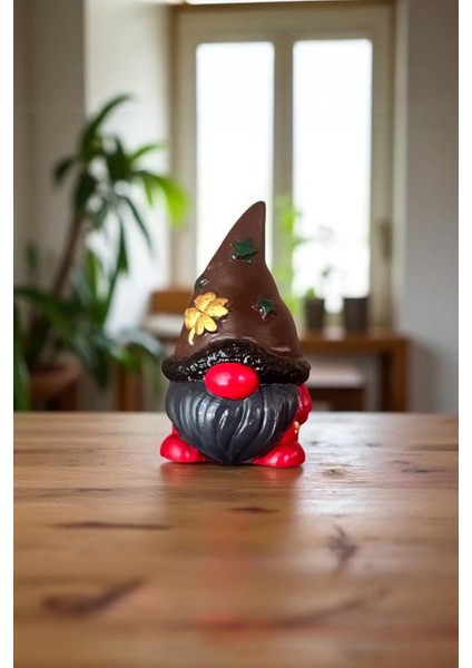 Dekoratif Büyücü Şapkalı Sevimli Gnome Cüce Biblo, Masaüstü Süs Eşyası, Yılbaşı Hediye Fikri modelleri