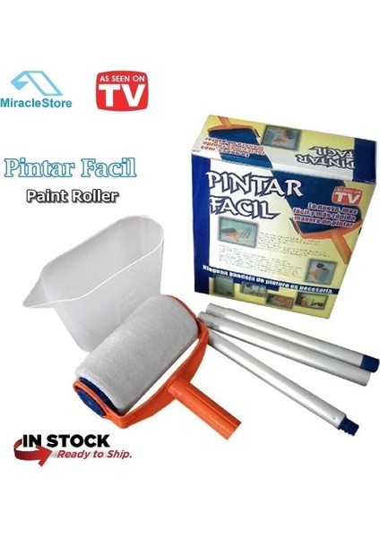 Pintar Facil Pratik Damlatmayan Boya Rulosu ve Fırçası indirimleri