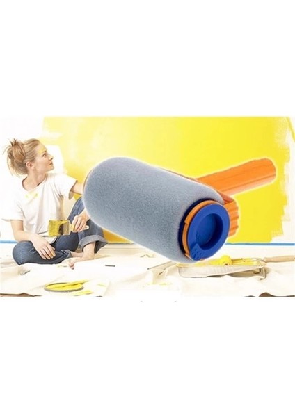 Pintar Facil Pratik Damlatmayan Boya Rulosu ve Fırçası