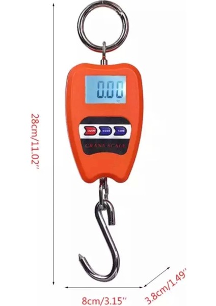 200 Kg Vinç Tipi Kancalı Terazi - Ağır Yükler İçin Hassas Ölçüm