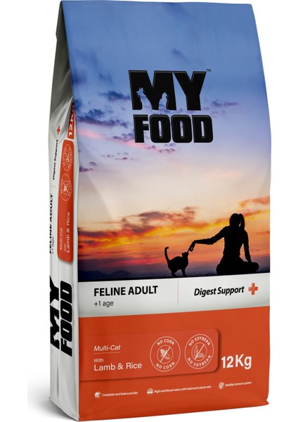 Yetişkin Kedi Maması Kuzulu – 12 kg