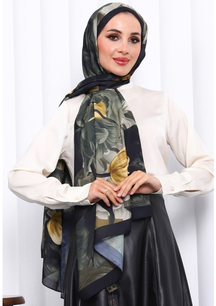 Hardal Desenli Soft Dijital Şal modelleri