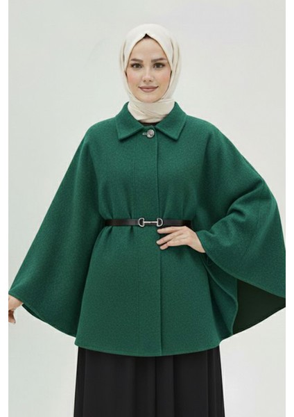 Yeşil Kemerli Kaşe Panço fiyatları