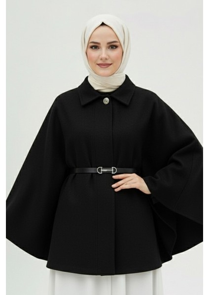 Siyah Kemerli Kaşe Panço fiyatları