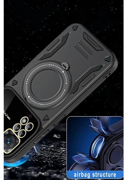 Xiaomi Redmi Note 12 Pro 4g Kılıf Joy Lens Standlı Kapak - Lacivert fırsatları