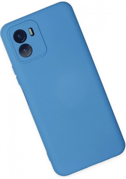 Ieg Vivo Y15S Kılıf Nano Içi Kadife Silikon - Mavi fiyatları