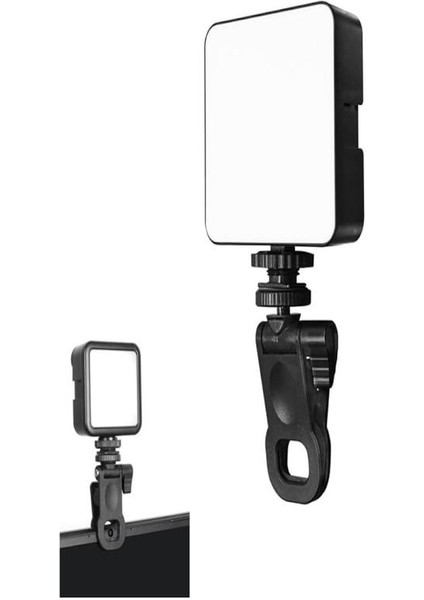 3 Renkli Selfie Işığı Telefon & Laptop , Vlog, Canlı Yayın ve Video Için Mini LED Işık