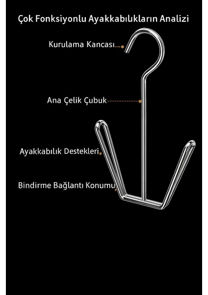 Ayakkabı Kurutma Askısı – Çift Taraflı Paslanmaz Çelik Hızlı Kurulama Kancası fiyatları
