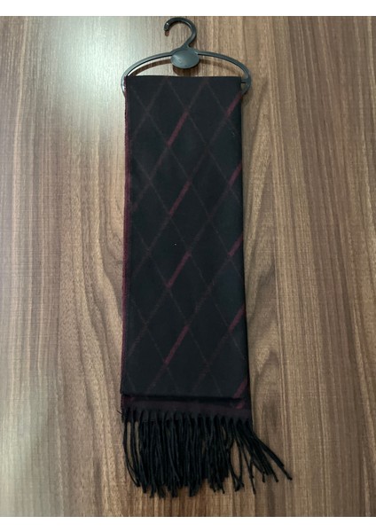 Unisex Floş Yün Desenli Şal Atkı (190 Cm) modelleri