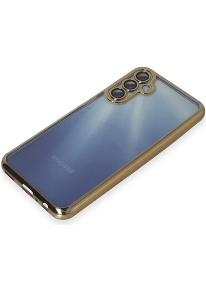Samsung Galaxy A15 4g Kılıf Razer Lensli Silikon - Gold fırsatları