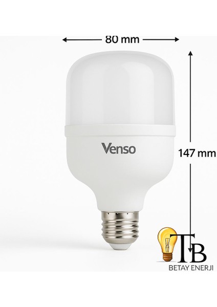 E27 LED Torch Ampul | 20W | 2200 Lm | 6500K Beyaz Işık fiyatları