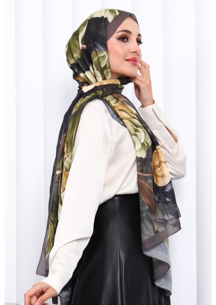 Kahverengi Desenli Soft Dijital Şal fiyatları