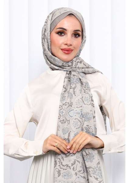 Vizon Desenli Soft Dijital Şal modelleri