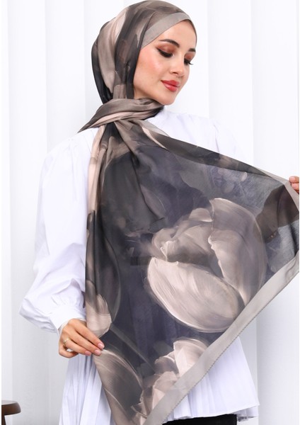 Taş Desenli Soft Dijital Şal