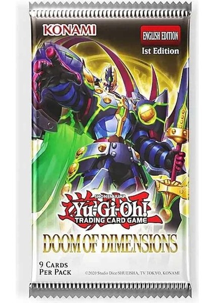 Yu-Gi-Oh! Doom Of Dimensions Tek Booster Paket