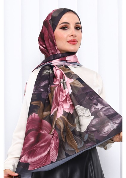 Gül Kurusu Desenli Soft Dijital Şal modelleri