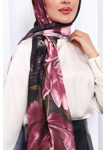 Gül Kurusu Desenli Soft Dijital Şal fırsatları