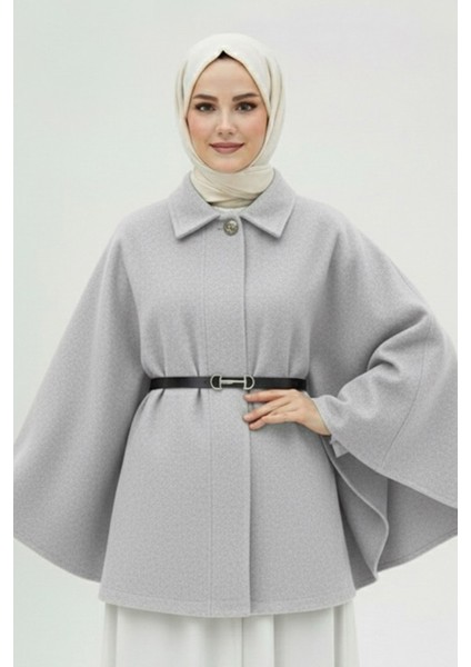 Gri Kemerli Kaşe Panço fiyatları