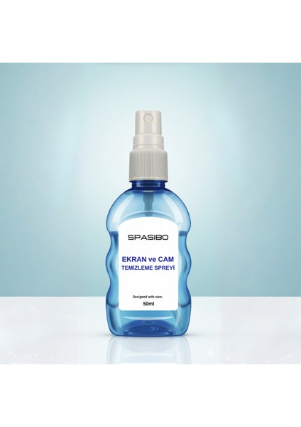 50 ml Gözlük Temizleme Solüsyonu | Iz Bırakmaz | Anti-Statik, Hızlı Kuruyan | Optik Cam, Güneş Gözlüğü, Mavi Işık Gözlüğü Için | Taşınabilir Sprey