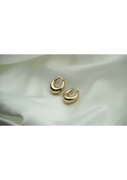 Çelik Tilda Gold Küpe modelleri