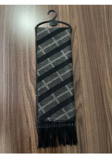 Unisex Floş Yün Desenli Şal Atkı (190 Cm) fiyatları