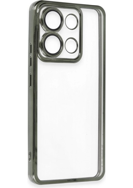 Xiaomi Poco X6 Pro Kılıf Razer Lensli Silikon - Yeşil modelleri