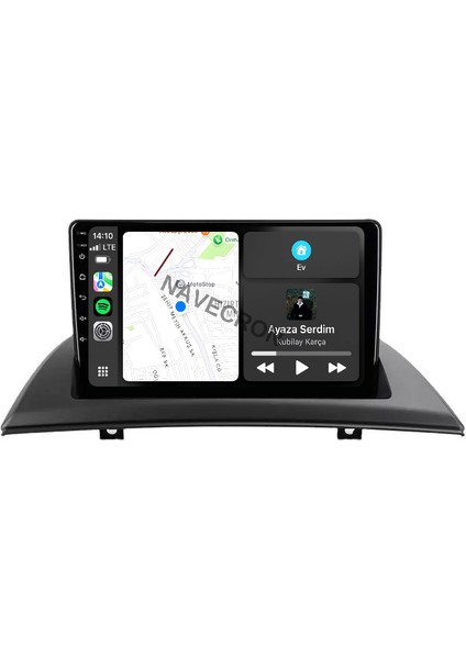 Bmw X3 E83 2003-10 9" Uyumlu Android Multimedia Gerçek 4/64 Kablosuz Carplay Geri Görüş Kameralı