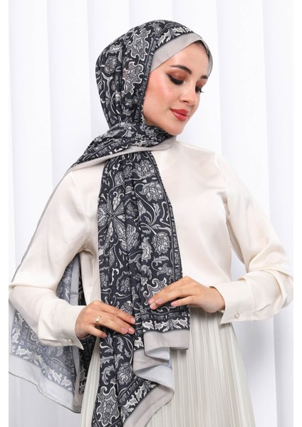 Taş Desenli Soft Dijital Şal modelleri