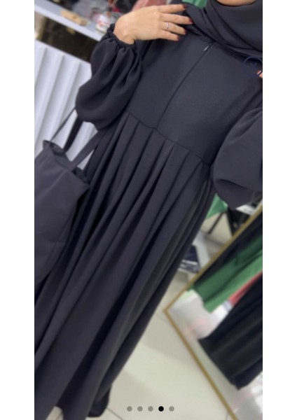 Ayrobin Ferace Elbise-Tesettür Elbise-Hac Ümre Elbise