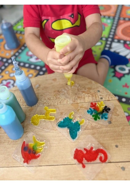 Elf Aqua Gel Sihirli Su Oyuncak Seti 5 Renk Jel Şişe 6 Kalıp indirimleri