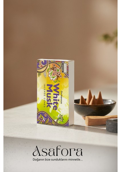 Darshan White Musk Kokulu 10 Adet Tütsü & Oda Kokusu
