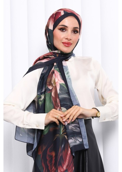 Siyah Desenli Soft Dijital Şal fiyatları