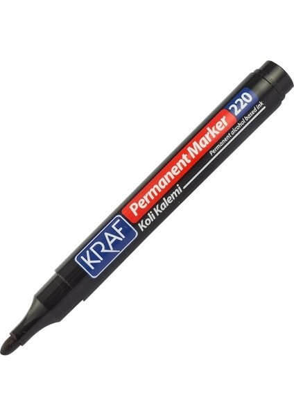Kraf Permanent Markör Yuvarlak Uc 220 Siyah (Koli Kalemi) indirimleri