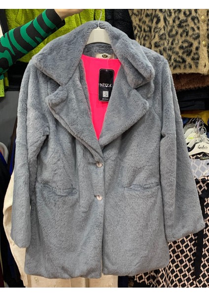 Tavşan Tüyü Kürklü Ceket