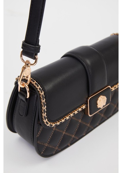 Toka Detay Kadın Omuz Çantası 930387 Siyah fırsatları