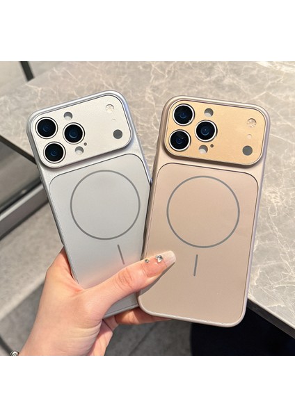 iPhone 16 Uyumlu Magsafe Özellikli 17 Görünümlü Kamera Korumalı ''ag Glass'' Premium Kılıf