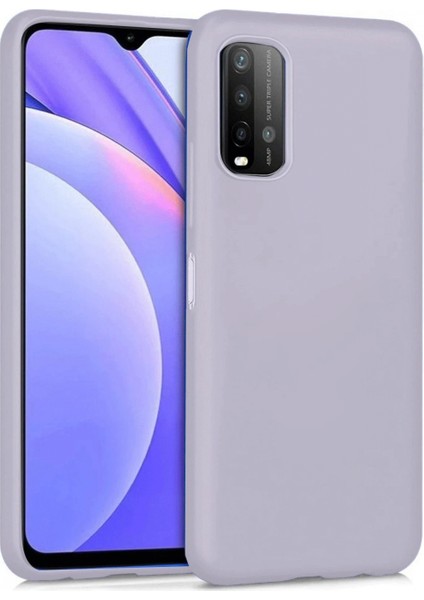 Ieg Xiaomi Redmi 9t Kılıf Nano Içi Kadife Silikon - Lila