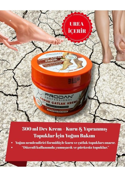 Professıonal Topuk Çatlak Kremi Kuru ve Yıpranmış Topuklara Özel