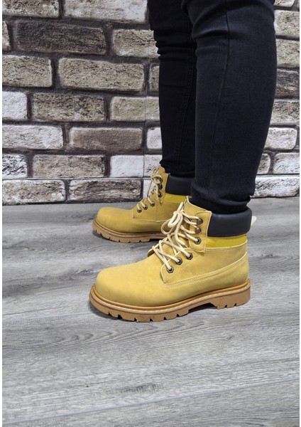 Rahat Kaymaz Kauçuk Taban Soğuğa ve Suya Dayanıklı Nubuk Bot Cat Modeli fiyatları