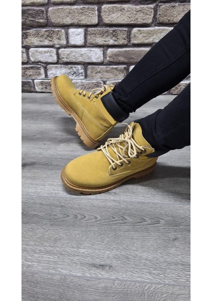 Rahat Kaymaz Kauçuk Taban Soğuğa ve Suya Dayanıklı Nubuk Bot Cat Modeli fırsatları