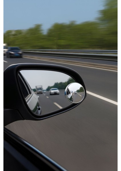 1 Adet Yapışkanlı 360 Derece Otomobil Motosiklet Kör Nokta Yan Aynası MT232