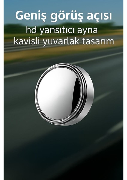 1 Adet Yapışkanlı 360 Derece Otomobil Motosiklet Kör Nokta Yan Aynası MT232 indirimleri