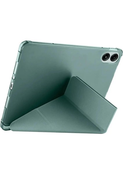 Xiaomi Redmi Pad Se 4g Kılıf Kalemlikli Mars Tablet Kılıfı - Koyu Yeşil fiyatları