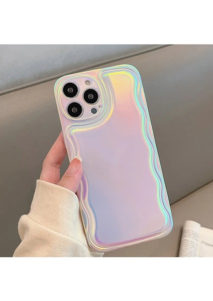 iPhone 15 Pro Max Hologramlı Zigzag Kılıf Zamanla Soyulmaz Darbeye Dayanıklı Kapak fiyatları