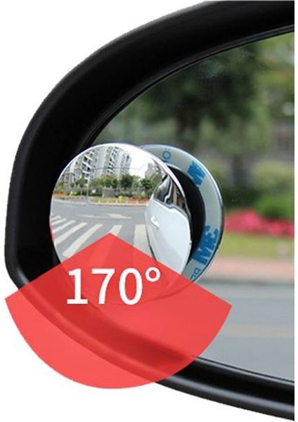 2 Adet 360° Kendinden Yapışkanlı Otomobil Motosiklet Kör Nokta Yan Aynası MT231 fiyatları